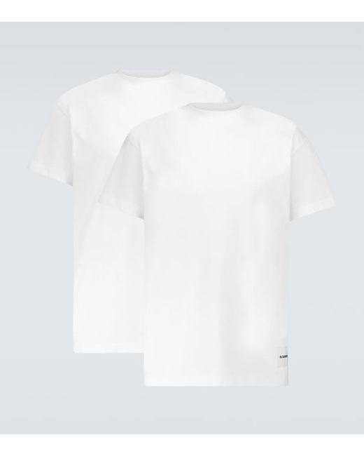 Jil Sander Pack of three cotton T-shirts