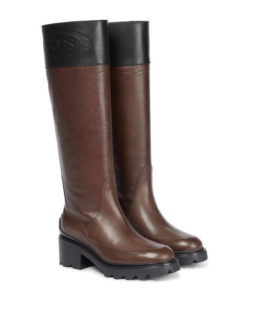 Tod's Knee-high leather boots