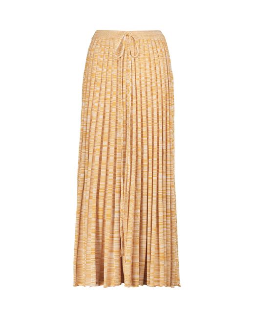 Christopher Esber Ribbed-knit midi skirt