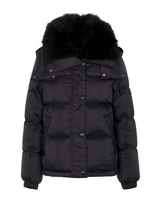 Yves Salomon Army shearling-trimmed down jacket
