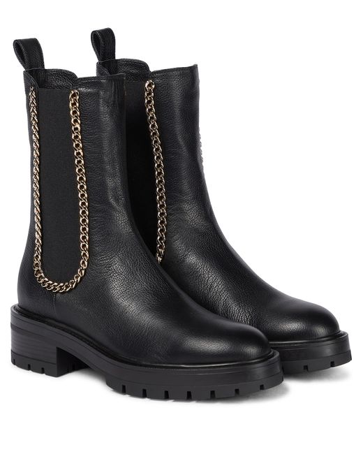 Aquazzura Mason leather Chelsea boots