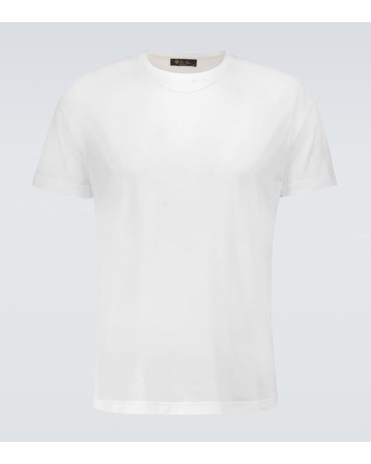 Loro Piana Silk and cotton-blend T-shirt