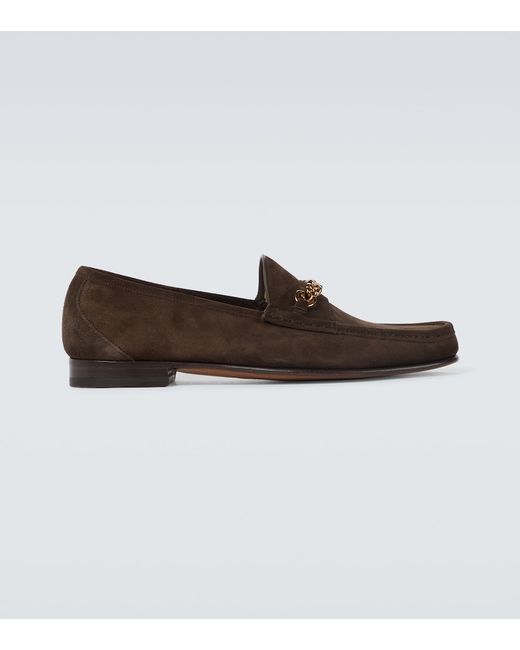 Tom Ford Exclusive to Mytheresa suede York Chain loafers