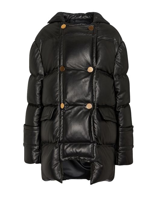 Tom Ford Leather puffer jacket