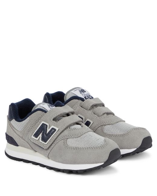 New Balance Kids 574 Core suede sneakers