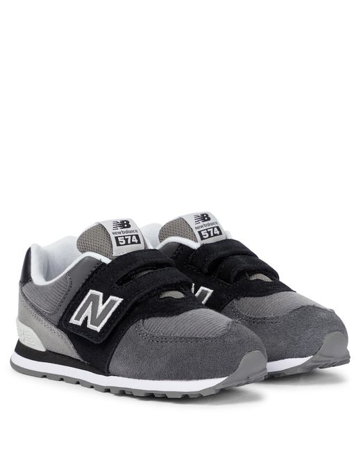 New Balance Kids 574 Color Theory suede sneakers
