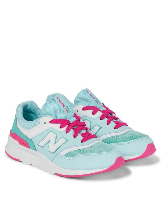 New Balance Kids 997 leather sneakers