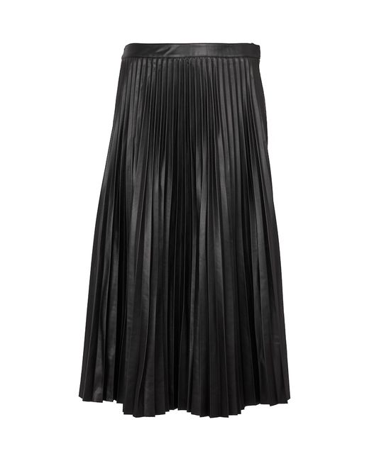Proenza Schouler Pleated faux leather midi skirt