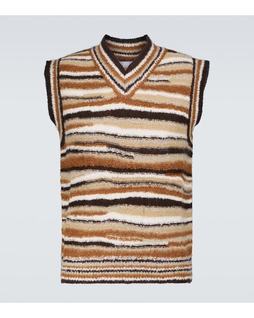 Erl Striped knitted vest