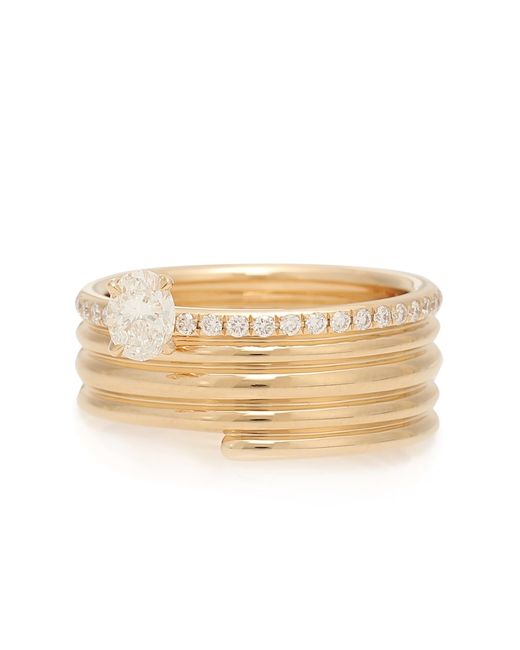 Repossi Blast 18kt rose-gold ring with diamonds