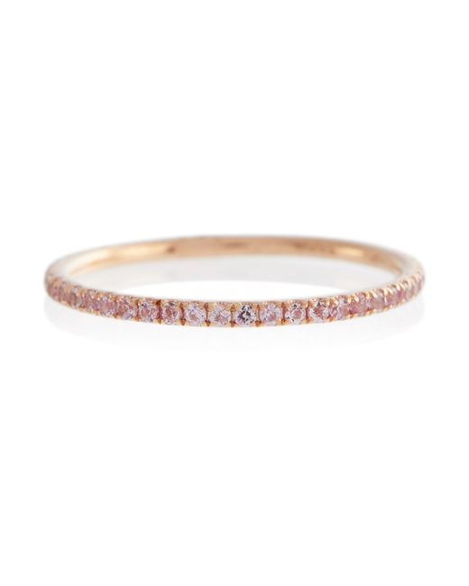 Ileana Makri Thread 18kt rose gold and sapphire ring