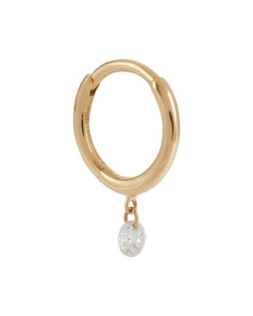Persée 18kt yellow gold and diamond single earring