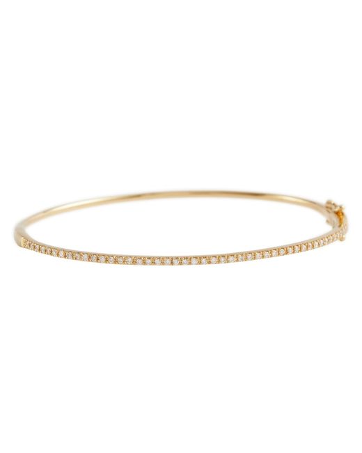 Shay Single Row 18kt gold bracelet with diamonds