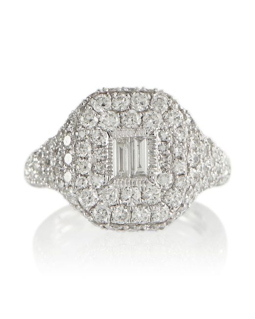 Shay Pavé 18kt white gold ring with diamonds