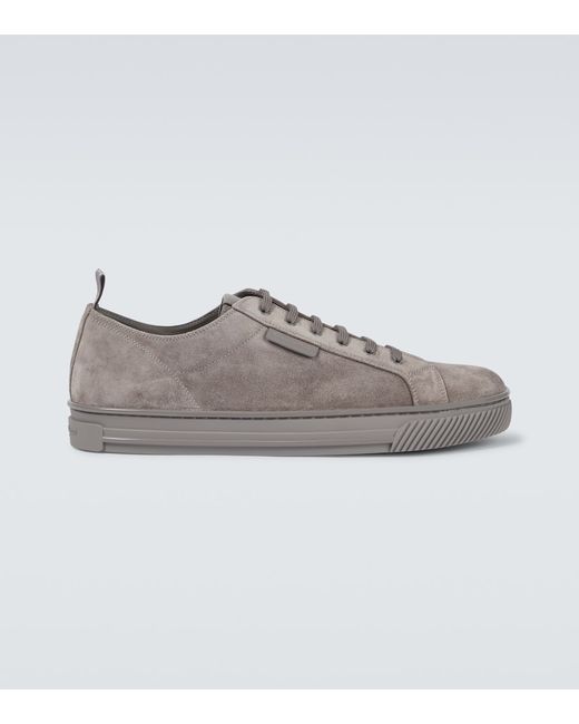 Gianvito Rossi Low-top suede sneakers