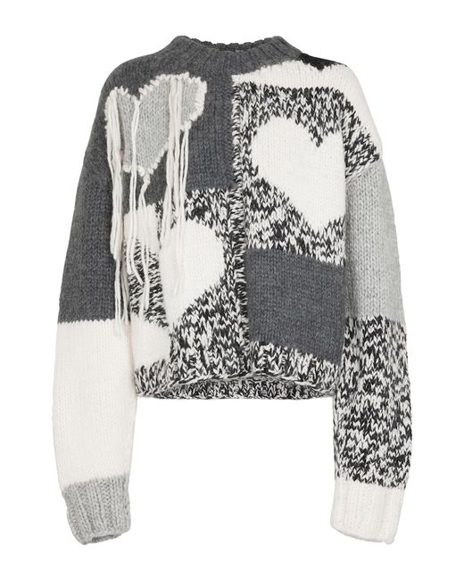 Joseph Exclusive to Mytheresa Intarsia wool-blend sweater