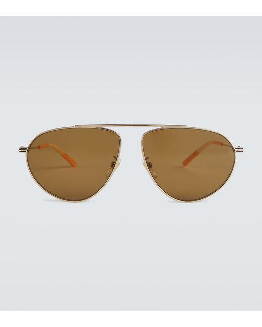 Gucci Metal frame aviator sunglasses