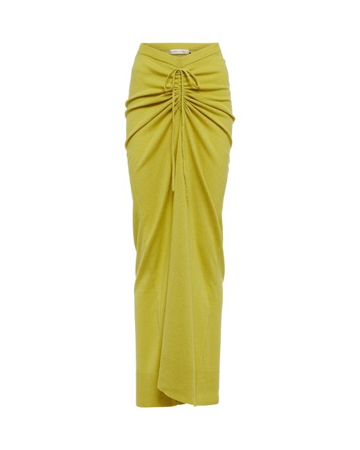 Christopher Esber Wool and cashmere maxi skirt