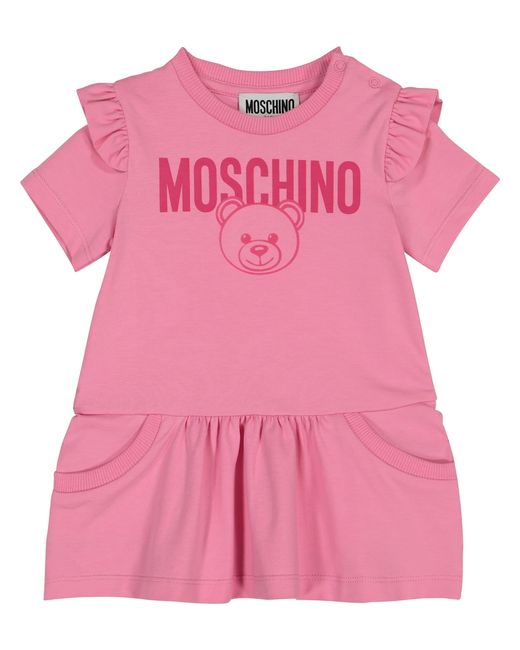 Moschino Kids Baby stretch-cotton dress