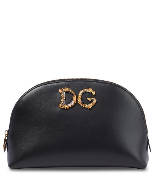Dolce & Gabbana DG Girls leather cosmetics case