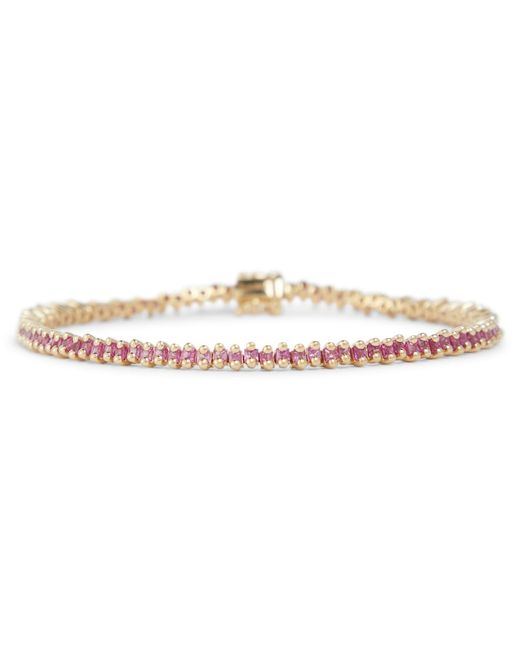 Suzanne Kalan 18kt yellow gold bracelet with sapphires