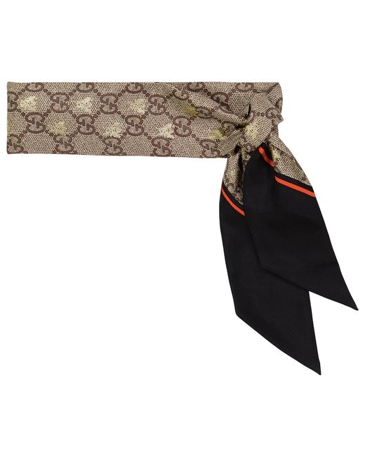 Gucci GG jacquard silk scarf