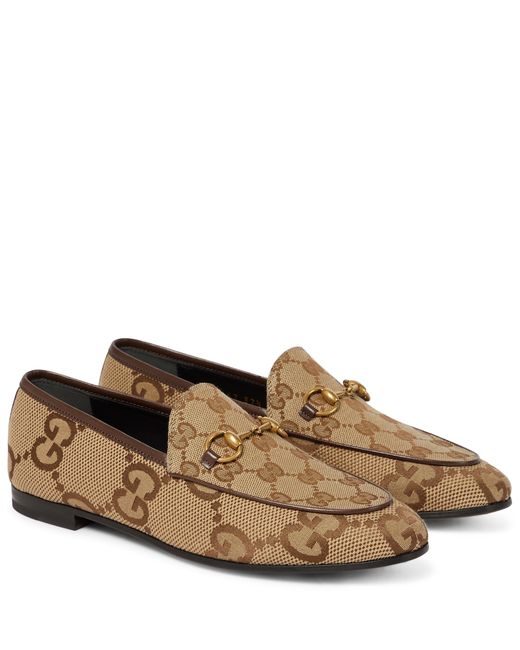 Gucci Jordaan Maxi GG canvas loafers