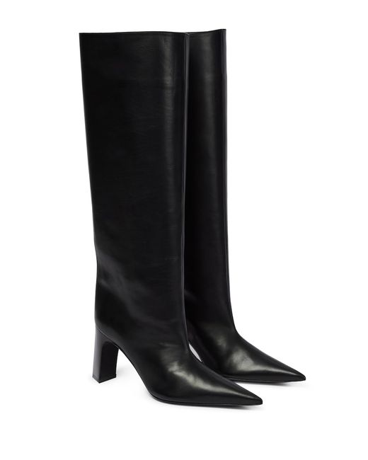 Balenciaga Blade leather knee-high boots