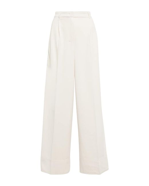 S Max Mara Maremma cotton-blend wide-leg pants