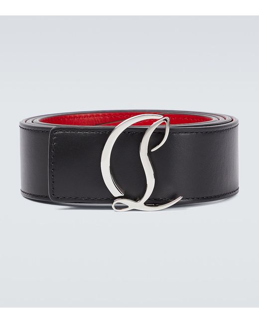 Christian Louboutin CL Logo leather belt