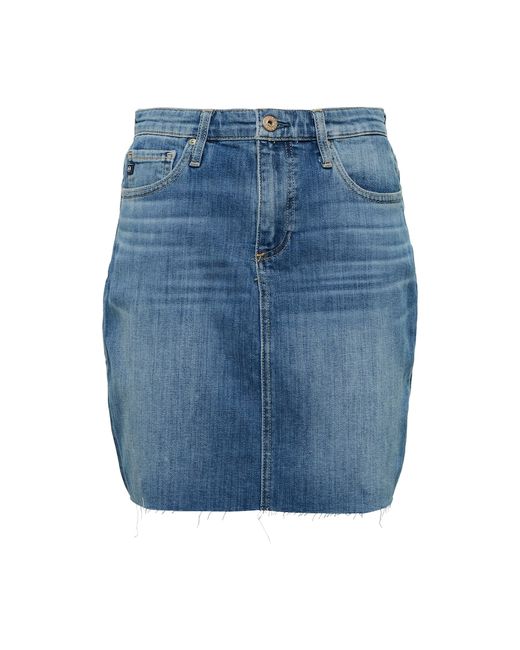 Ag Jeans Erin high-rise denim miniskirt