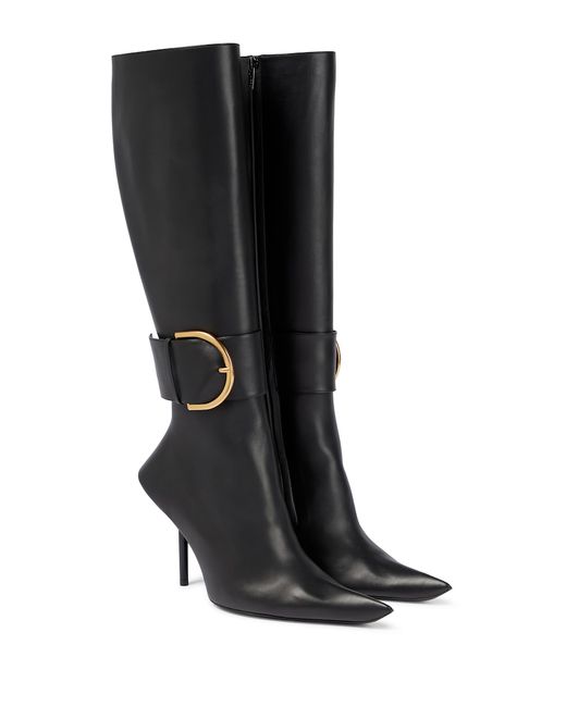 Balenciaga Essex leather knee-high boots