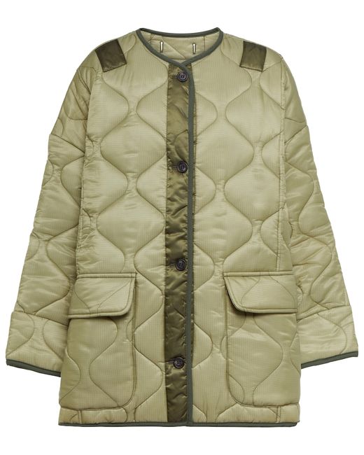 Frankie Shop Teddy oversized quilted jacket