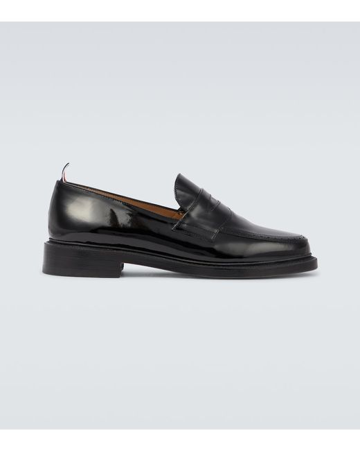 Thom Browne Polished leather penny loafers