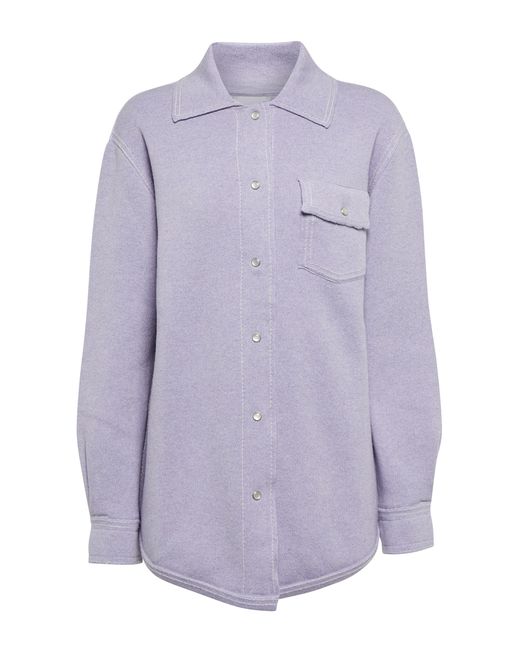 Barrie Cashmere and cotton shirt