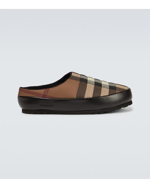 Burberry Checked slippers