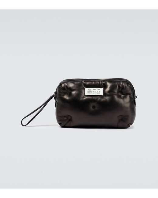 Maison Margiela Quilted leather pouch