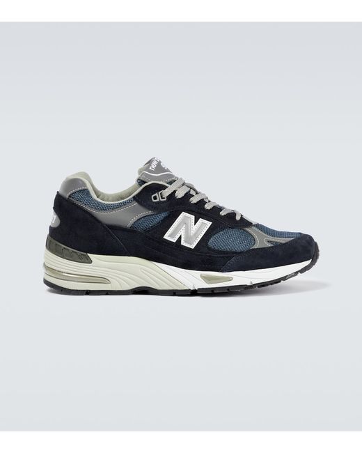 New Balance Suede and mesh sneakers