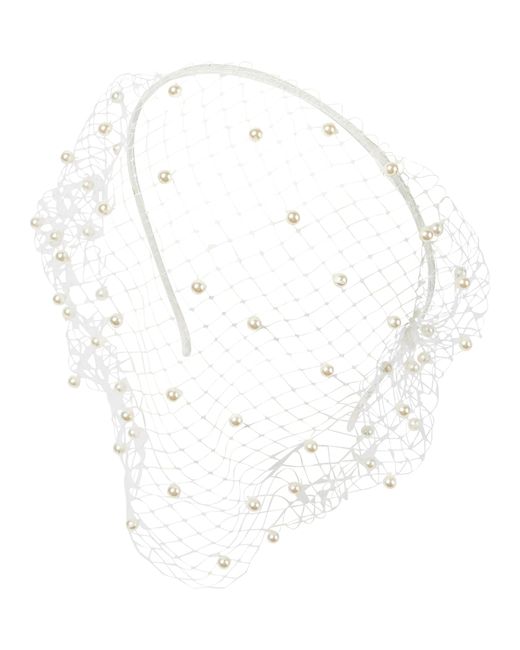 Jennifer Behr Voilette pearl-embellished headband
