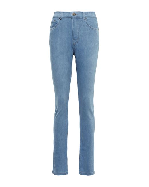 Y / Project Paneled high-rise skinny jeans