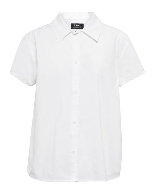 A.P.C. Marina short-sleeved cotton shirt