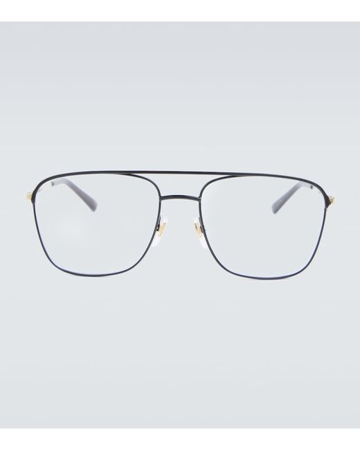 Gucci Navigator-frame glasses