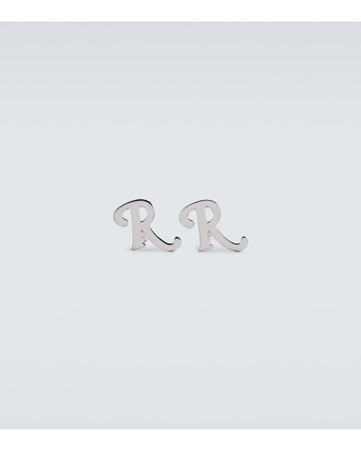Raf Simons R logo cufflinks