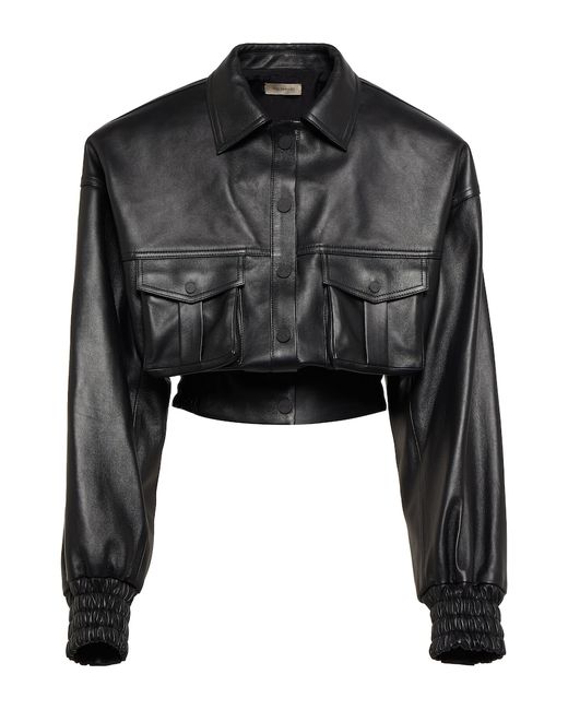 The Mannei Nice cropped leather jacket
