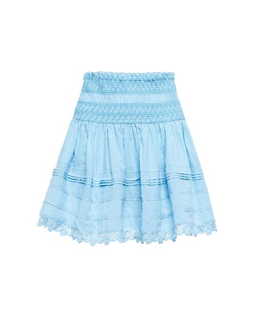 Poupette St Barth Exclusive to Galia cotton miniskirt