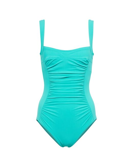 Karla Colletto Exclusive to Basics ruched swimsuit