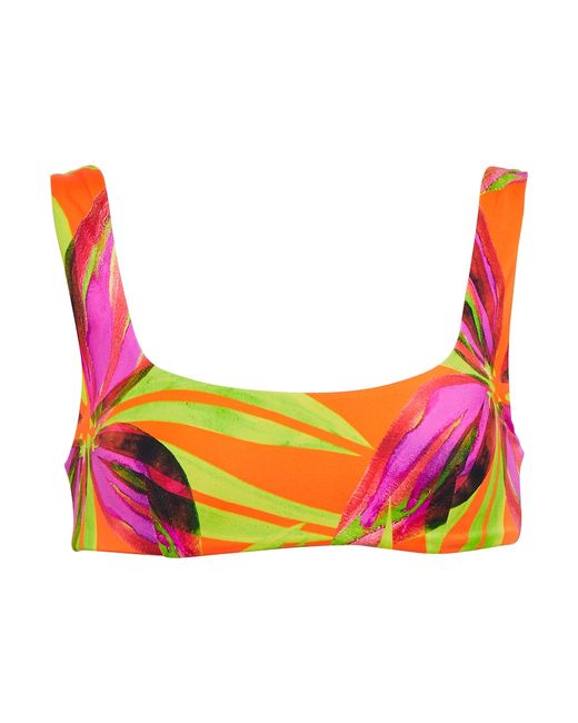 Louisa Ballou Exclusive to Scoop printed bikini top