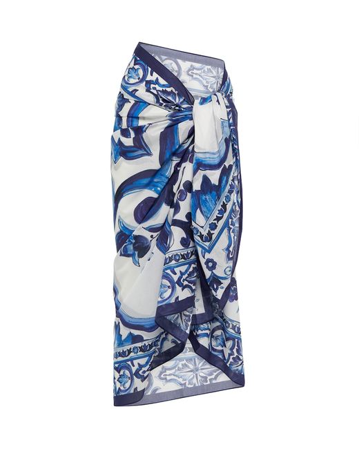 Dolce & Gabbana Printed cotton sarong