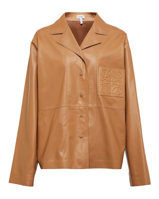 Loewe Anagram leather jacket