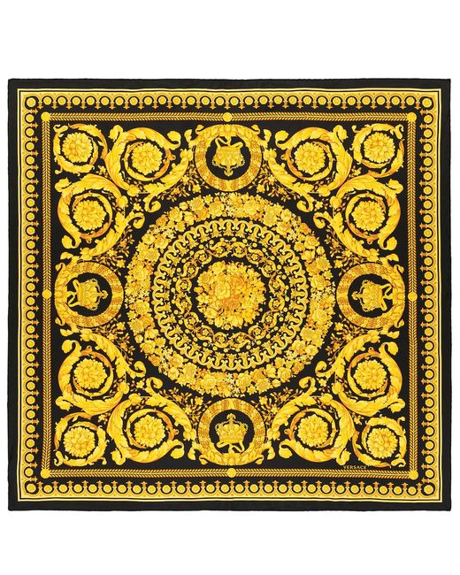 Versace Barocco silk scarf